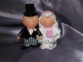 Cake Topper "Pit & Pita" per mano