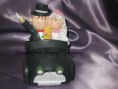 Cake Topper "Pit & Pita" in auto